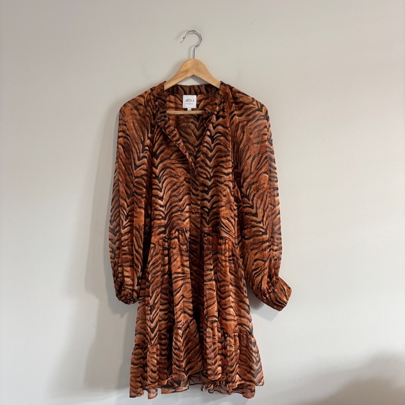 Misa Los Angeles tiger print mini dress - Picture 1 of 7